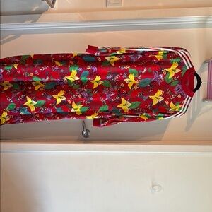 Adidas Vibrant Floral Red Dress